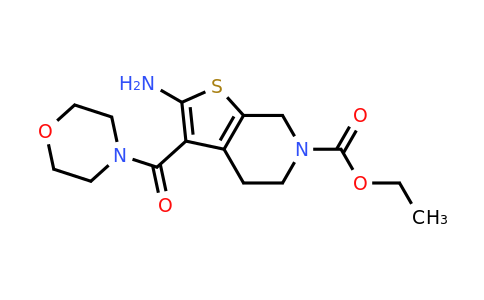 1251614-22-8 | Ethyl 2-amino-3-(morpholine-4-carbonyl)-4,7-dihydrothieno[2,3-c]pyridine-6(5H)-carboxylate