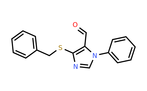 1251922-54-9 | 4-(Benzylsulfanyl)-1-phenyl-1h-imidazole-5-carbaldehyde