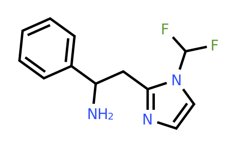 1251922-76-5 | 2-[1-(difluoromethyl)-1h-imidazol-2-yl]-1-phenylethan-1-amine