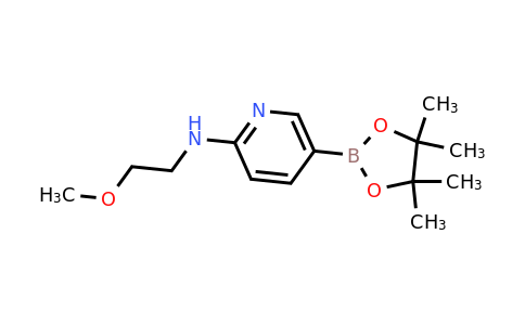 1251949-08-2 | N-(2-Methoxyethyl)-5-(4,4,5,5-tetramethyl-1,3,2-dioxaborolan-2-yl)-2-pyridinamine