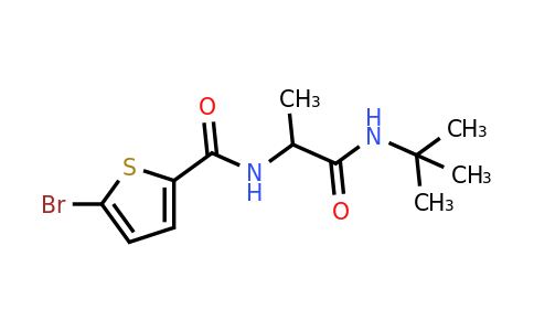 1252107-67-7 | 5-Bromo-N-(1-(tert-butylamino)-1-oxopropan-2-yl)thiophene-2-carboxamide