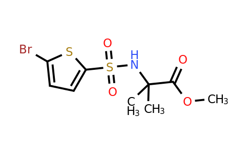 1252187-17-9 | Methyl 2-((5-bromothiophene)-2-sulfonamido)-2-methylpropanoate