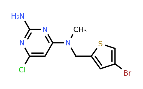 1252197-38-8 | n4-((4-Bromothiophen-2-yl)methyl)-6-chloro-n4-methylpyrimidine-2,4-diamine