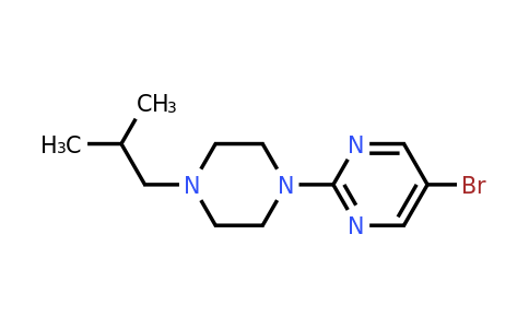 1252362-50-7 | 5-Bromo-2-(4-isobutylpiperazin-1-yl)pyrimidine