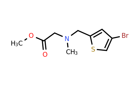 1252413-86-7 | Methyl n-((4-bromothiophen-2-yl)methyl)-n-methylglycinate