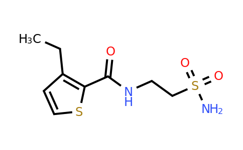 1252538-78-5 | 3-Ethyl-N-(2-sulfamoylethyl)thiophene-2-carboxamide