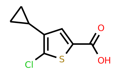 1252900-85-8 | 5-Chloro-4-cyclopropylthiophene-2-carboxylic acid
