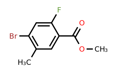 1253927-05-7 | Methyl 4-bromo-2-fluoro-5-methylbenzoate