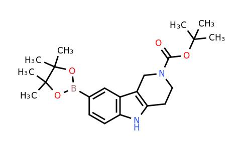 tert-Butyl 8-(4,4,5,5-tetramethyl-1,3,2-dioxaborolan-2-yl)-3,4-dihydro-1H-pyrido[4,3-b]indole-2(5H)-carboxylate