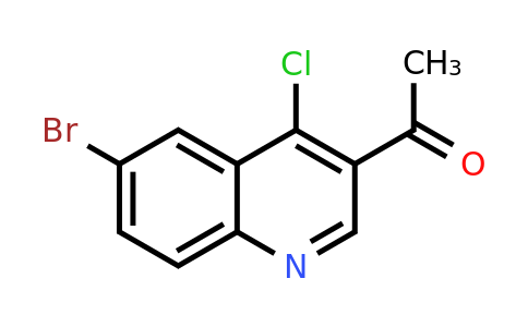 1255099-21-8 | 1-(6-Bromo-4-chloroquinolin-3-yl)ethan-1-one