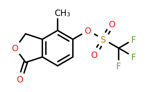 1255206-73-5 | 4-Methyl-1-oxo-1,3-dihydroisobenzofuran-5-yl trifluoromethanesulfonate