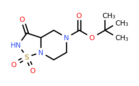 5H-[1,2,5]Thiadiazolo[2,3-a]pyrazine-5-carboxylic acid, hexahydro-3-oxo-, 1,1-dimethylethyl ester, 1,1-dioxide