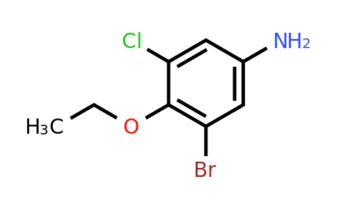 3-Bromo-5-chloro-4-ethoxyaniline