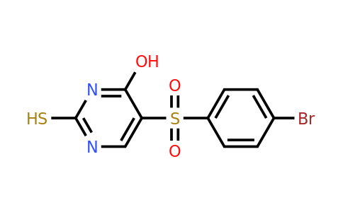1255776-64-7 | 5-((4-Bromophenyl)sulfonyl)-2-mercaptopyrimidin-4-ol