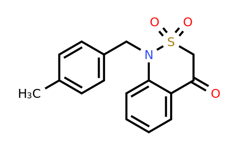 1255777-69-5 | 1-(4-Methylbenzyl)-1H-benzo[c][1,2]thiazin-4(3H)-one 2,2-dioxide