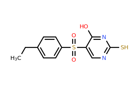 1255782-97-8 | 5-((4-Ethylphenyl)sulfonyl)-2-mercaptopyrimidin-4-ol