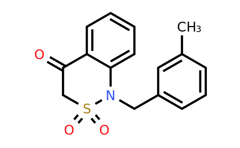1255783-92-6 | 1-(3-Methylbenzyl)-1H-benzo[c][1,2]thiazin-4(3H)-one 2,2-dioxide