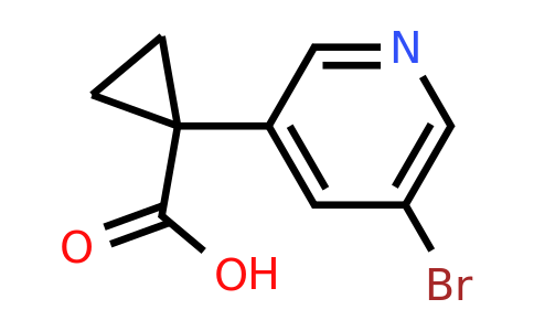 1256038-40-0 | 1-(5-Bromopyridin-3-yl)cyclopropane-1-carboxylic acid