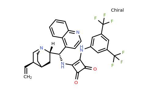 3-[[3,5-Bis(trifluoromethyl)phenyl]amino]-4-[(8α,9S)-cinchonan-9-ylamino]-3-cyclobutene-1,2-dione