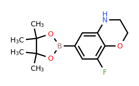 1256255-96-5 | 8-Fluoro-6-(4,4,5,5-tetramethyl-1,3,2-dioxaborolan-2-yl)-3,4-dihydro-2h-benzo[b][1,4]oxazine