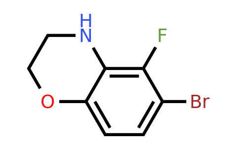 1256256-00-4 | 6-Bromo-5-fluoro-3,4-dihydro-2H-benzo[b][1,4]oxazine
