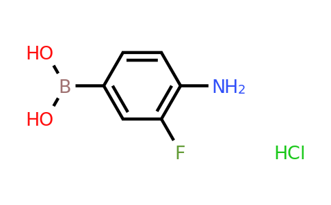 1256355-32-4 | (4-Amino-3-fluorophenyl)boronic acid hydrochloride