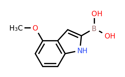 1256355-60-8 | (4-Methoxy-1H-indol-2-yl)boronic acid
