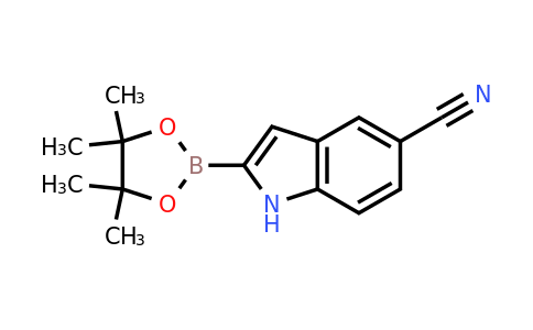 1256359-11-1 | 2-(4,4,5,5-Tetramethyl-1,3,2-dioxaborolan-2-yl)-1H-indole-5-carbonitrile