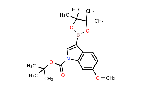 1256360-00-5 | tert-Butyl 6-methoxy-3-(4,4,5,5-tetramethyl-1,3,2-dioxaborolan-2-yl)-1H-indole-1-carboxylate
