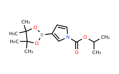 1256360-07-2 | Isopropyl 3-(4,4,5,5-tetramethyl-1,3,2-dioxaborolan-2-yl)-1H-pyrrole-1-carboxylate