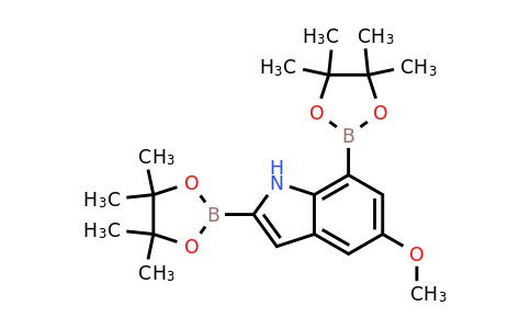 1256360-22-1 | 5-Methoxy-2,7-bis(4,4,5,5-tetramethyl-1,3,2-dioxaborolan-2-yl)-1H-indole