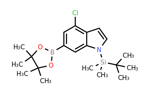 1-(Tert-butyldimethylsilyl)-4-chloro-6-(4,4,5,5-tetramethyl-1,3,2-dioxaborolan-2-yl)-1H-indole