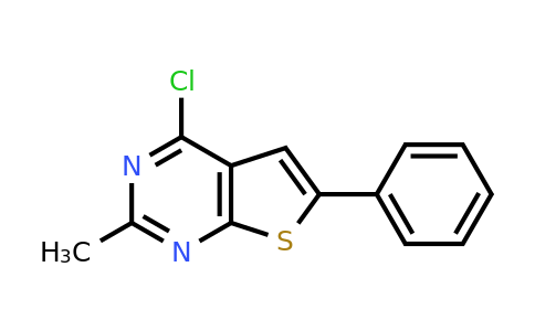 125660-99-3 | 4-Chloro-2-methyl-6-phenylthieno[2,3-d]pyrimidine