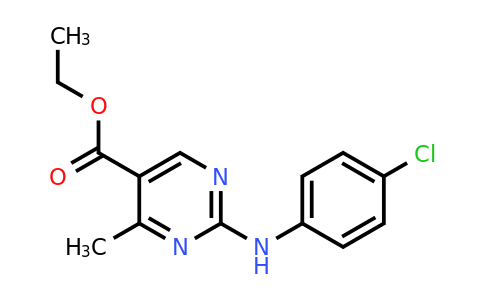 1256627-71-0 | Ethyl 2-((4-chlorophenyl)amino)-4-methylpyrimidine-5-carboxylate