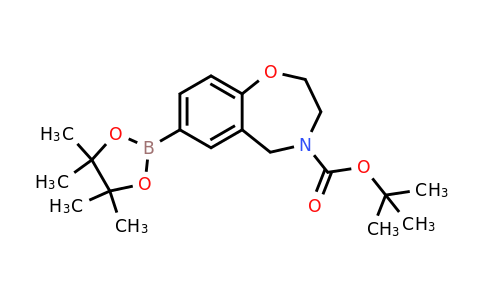 1256784-52-7 | tert-Butyl 7-(4,4,5,5-tetramethyl-1,3,2-dioxaborolan-2-yl)-2,3-dihydro-1,4-benzoxazepine-4(5H)-carboxylate