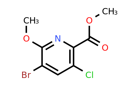 1256788-33-6 | Methyl 5-bromo-3-chloro-6-methoxypicolinate