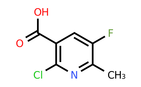 1256789-18-0 | 2-Chloro-5-fluoro-6-methylnicotinic acid