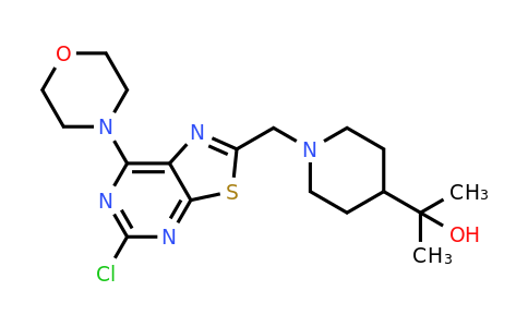 1257294-60-2 | 2-(1-((5-Chloro-7-morpholinothiazolo[5,4-d]pyrimidin-2-yl)methyl)piperidin-4-yl)propan-2-ol