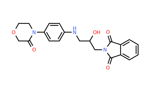 1257527-98-2 | 2-(2-Hydroxy-3-((4-(3-oxomorpholino)phenyl)amino)propyl)isoindoline-1,3-dione