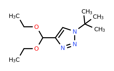 1257633-67-2 | 1-(Tert-butyl)-4-(diethoxymethyl)-1H-1,2,3-triazole