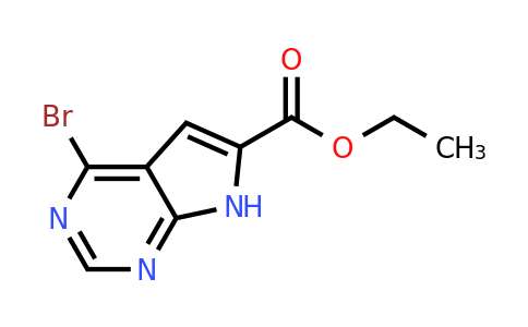 1257856-84-0 | Ethyl 4-bromo-7H-pyrrolo[2,3-d]pyrimidine-6-carboxylate