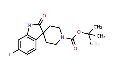 1258638-81-1 | tert-Butyl 6-fluoro-2-oxospiro[indoline-3,4'-piperidine]-1'-carboxylate