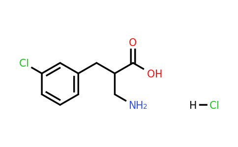 3-Amino-2-[(3-chlorophenyl)methyl]propanoic acid hydrochloride