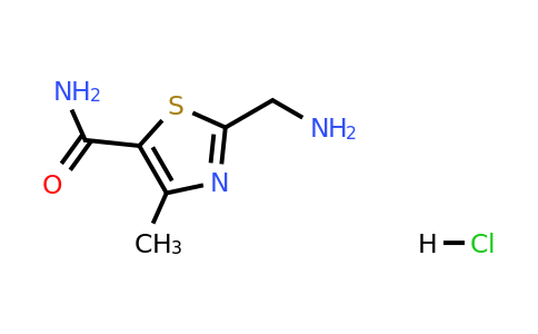1258640-89-9 | 2-(Aminomethyl)-4-methylthiazole-5-carboxamide hydrochloride