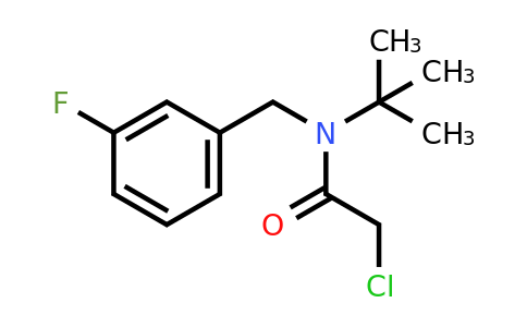 n-Tert-butyl-2-chloro-n-[(3-fluorophenyl)methyl]acetamide
