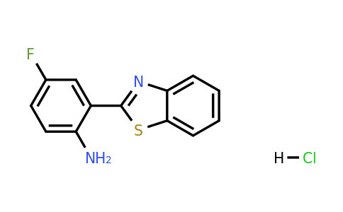 1258641-20-1 | 2-(1,3-Benzothiazol-2-yl)-4-fluoroaniline hydrochloride