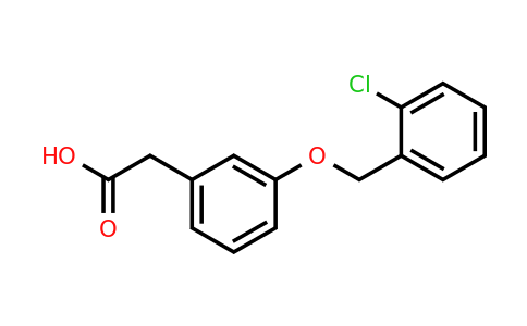 1258650-20-2 | 2-{3-[(2-chlorophenyl)methoxy]phenyl}acetic acid