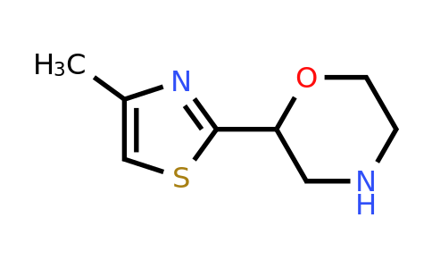 1258650-34-8 | 2-(4-Methyl-1,3-thiazol-2-yl)morpholine