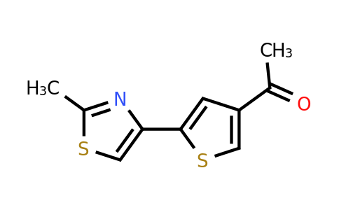 1258651-53-4 | 1-[5-(2-methyl-1,3-thiazol-4-yl)thiophen-3-yl]ethan-1-one