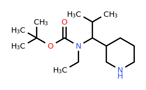1258652-17-3 | Tert-butyl ethyl(2-methyl-1-(piperidin-3-yl)propyl)carbamate